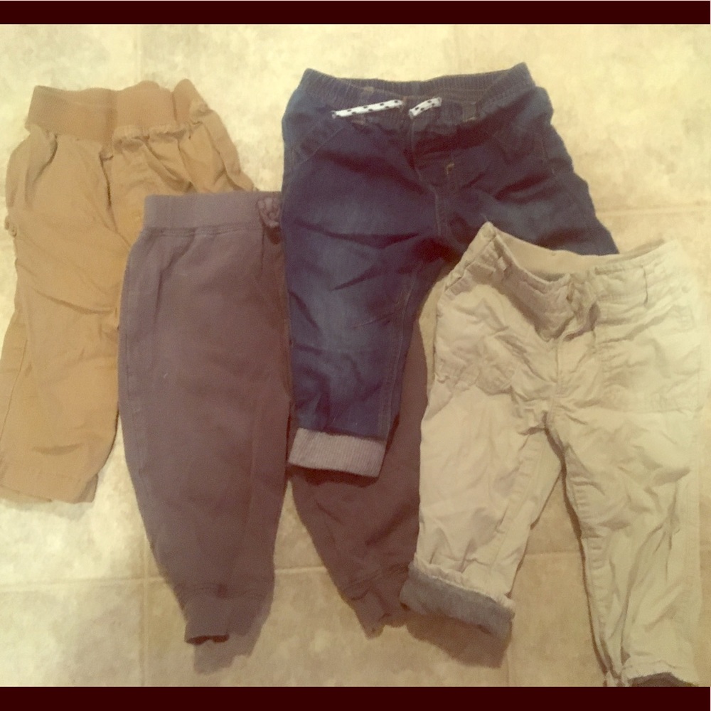 Set of 4 pants: Including BabyGap and Cat & Jack